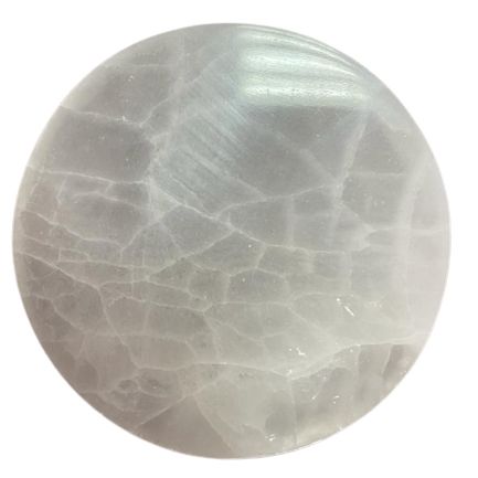 Selenite Charging Plate - Plain 10cm