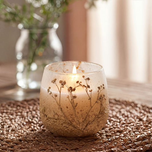 Medium Glass Jar Candle - Wildlight Woods, 45-Hour Burn, 9cm