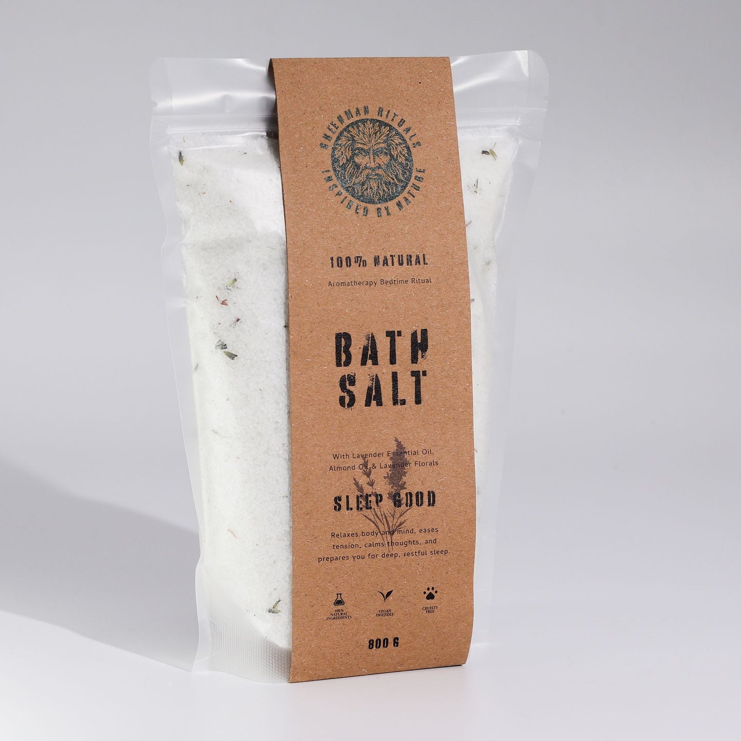 Greenman Rituals Lavender Aromatherapy Epsom Bath Salt - Sleep Good