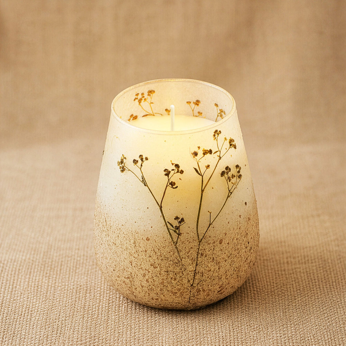 Tall Glass Jar Candle - Wildlight Woods - 12x12x15cm