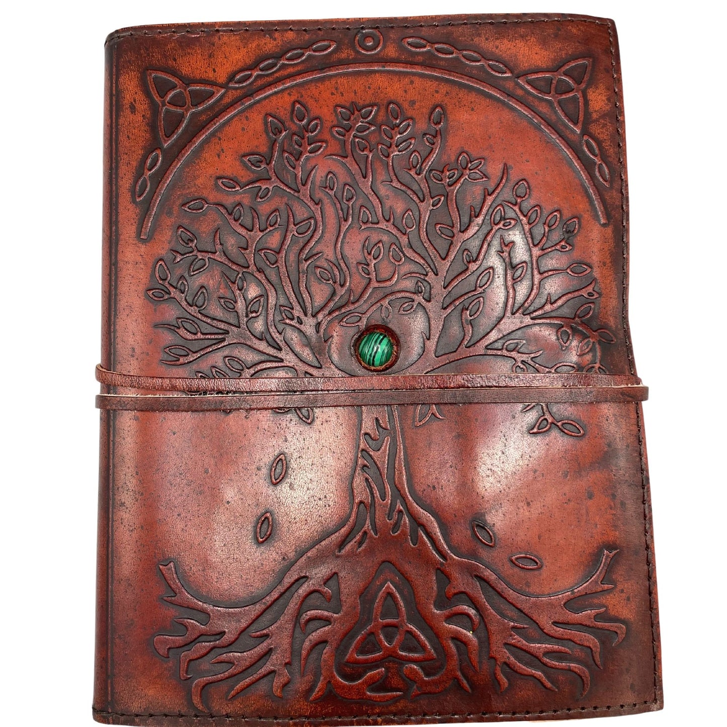 Large Tree of Life Leather Journal - 20x16x2cm