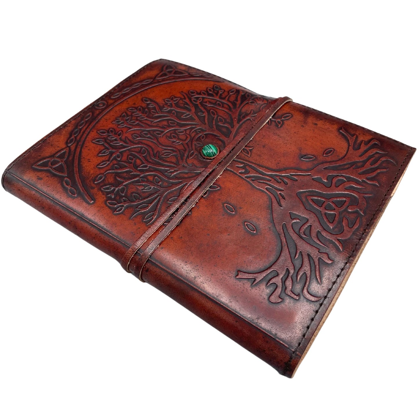 Large Tree of Life Leather Journal - 20x16x2cm