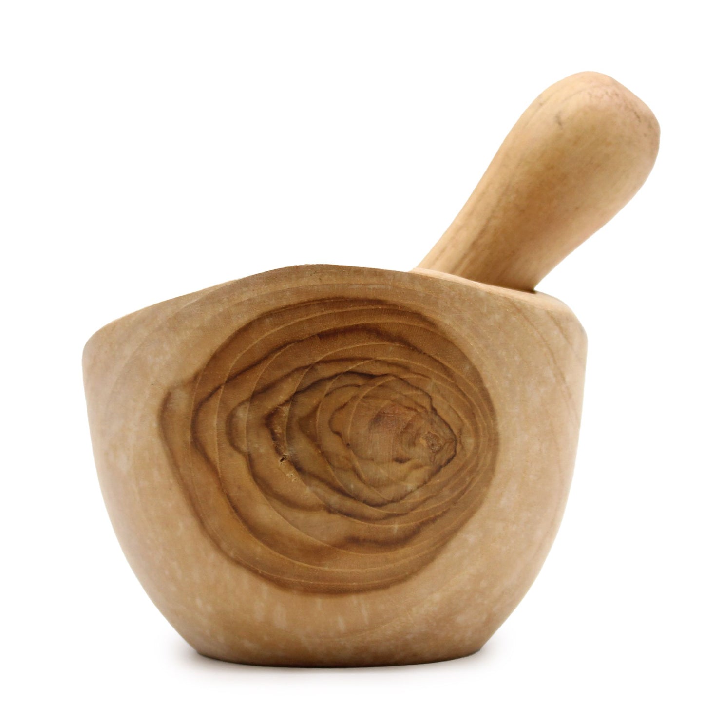 Ergo Teak Pestle & Morter Med