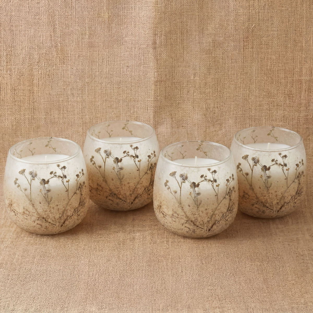 Small Glass Jar Candle - Wildlight Woods | 8x8x8cm